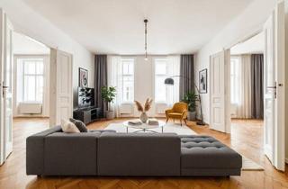 Wohnung mieten in Fleischmarkt, 1010 Wien, Stilvolle 4-Zimmer-Wohnung im Herzen Wiens + absolute Ruhelage