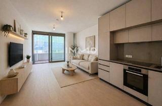 Wohnung kaufen in Wagramer Straße, 1220 Wien, Fantastischer Erstbezug mit durchdachtem Grundriss, Balkon und Sonnenuntergang (Doorman, Gym, Pool, Lounges)