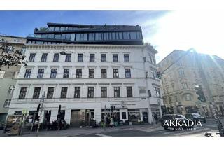 Maisonette mieten in 1040 Wien, Urbanes Wohnen in perfekter Lage – Exklusive Dachgeschoss-Maisonette im 1. und 2. Dachgeschoss