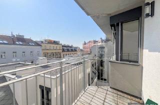 Wohnung mieten in 1060 Wien, 2-Zimmer-Neubauwohnung mit Balkon in Hofruhelage