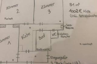 Wohnung mieten in Römergasse 61, 1160 Wien, Erstbezug-Altbau-3-Zimmer-Wohnung (81m2)