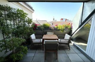 Wohnung mieten in 1070 Wien, TOP LAGE: Moderne, ruhige und klimatisierte Dachgeschoss-Wohnung mit Terrasse / TOP LOCATION: Modern, quiet and air-conditioned apartment with terrace