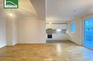 Wohnung mieten in Mautner-Markhof-Straße, 2320 Schwechat, Wohnen im Mautner-Markhof nahe S-Bahn S7 Kaiserebersdorf - Innenhofausrichtung mit großer Loggia, Einbauküche und luxuriösem Bad! GEMEINSCHAFTLICHE DACHTERRASSE!