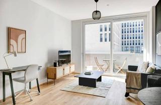 Wohnung mieten in Schnirchgasse, 1030 Wien, Weitblick über Wien, 2 Zimmer in Bezirk Landstraße, Triiiple Tower Neubau an der Donau. (VIE54)