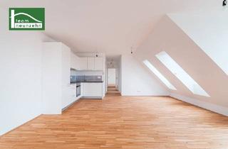 Wohnung mieten in Larischgasse, 1220 Wien, Charmante 3-Zimmer-Dachgeschosswohnung mit großzügiger privater Dachterrasse in der Larischgasse 2