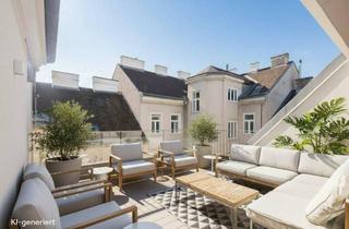 Maisonette kaufen in Kutschkermarkt, 1180 Wien, Sonniges Wohnjuwel im Dachgeschoß – Maisonette mit Terrassen nahe Kutschkermarkt