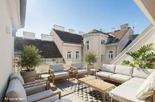 Maisonette kaufen in Kutschkermarkt, 1180 Wien, Sonniges Wohnjuwel im Dachgeschoß – Maisonette mit Terrassen nahe Kutschkermarkt