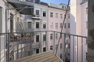 Wohnung mieten in Novaragasse, 1020 Wien, Kompakt. Stilvoll. Zentrumsnah - Charmante 2-Zimmer-Altbauwohnung mit Balkon