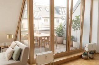 Maisonette kaufen in 1140 Wien, Stilvolle Maisonette im Dachgeschoss mit Terrasse und Garage – Penzing - vermietet bis 2027