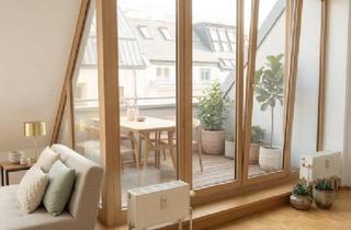 Maisonette kaufen in 1140 Wien, Stilvolle Maisonette im Dachgeschoss mit Terrasse und Garage – Penzing - vermietet bis 2027