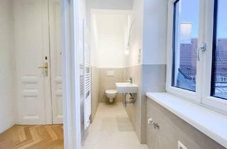 Wohnung kaufen in 1170 Wien, Frisch sanierte Altbauperle in Ruhelage – letzter Stock nahe Yppenplatz