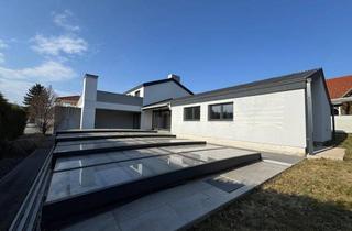 Haus mieten in 8430 Leibnitz, Stilvolles Einfamilienhaus mit Pool, Garten & Panorama-Terrasse in Top-Stadt-Lage (provisionsfrei)