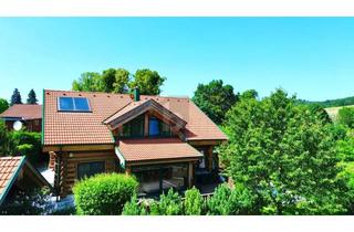 Haus kaufen in 2392 Sulz im Wienerwald, ROMANTISCHES UND MODERNES NATURSTAMMBLOCKHAUS MIT NEUEM POOL!