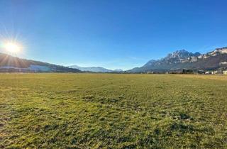 Grundstück zu kaufen in 6380 Sankt Johann in Tirol, Baugrund mit freiem Blick auf das Kitzbüheler Horn und den Wilden Kaiser