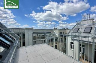 Wohnung mieten in Gebrüder-Lang-Gasse, 1150 Wien, Moderne 2-Zimmer Dachgeschosswohnung mit Klimaanlage, Einbauküche und Terrasse - ab 15.04. beziehbar!