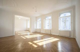 Wohnung mieten in 1030 Wien, Unbefristet im Diplomatenviertel! Repräsentative 5-Zimmer-Stilaltbau-Wohnung mit zwei kleinen Balkonen beim Arenbergpark