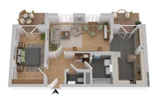 Wohnung mieten in Heinrich Collin Straße 3D, 1140 Wien, PROVISIONSFREI ab 1. April: Perfekt aufgeteilte Wohnung mit 2 Balkonen für Singles oder Paare