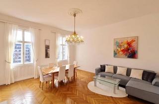 Wohnung mieten in Glasergasse, 1090 Wien, Helle möblierte Diplomatenwohnung in wunderschönem Patrizierhaus im Servitenviertel zu vermieten!