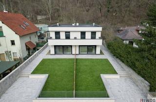 Doppelhaushälfte kaufen in 3400 Klosterneuburg, Neubau-Doppelhaus mit großem Garten und eigenem Waldstück | 4 Zimmer | Südseitiger Garten/Terrasse | Vollunterkellert | Luftwärmepumpe | Carport | 2 Einheiten verfügbar