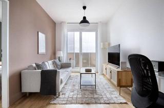 Wohnung mieten in Leopold-Böhm-Straße, 1030 Wien, Traumblick über Wien, 22. Stock Q-Tower mit Gym, Interspar & Lounges, 2 Zimmer + Balkon, U-Bahn (VIE279)