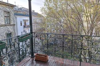 Wohnung mieten in Mayerhofgasse, 1040 Wien, RUHEOASE, Exklusives Wohnen in toprenovierter Terrassen Altbauwohnung mit Balkon