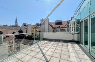 Wohnung mieten in Tuchlauben, 1010 Wien, Exclusive Vienna duplex with sun-filled glass front, outdoor areas & St. Stephen's Cathedral View
