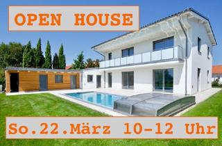 Villen zu kaufen in Gerichtswiese, 7122 Gols, Geräumige Niedrig-Energie-Villa mit Pool - traumhafte Ruhelage, Blick auf Neusiedler See - provisionsfrei!