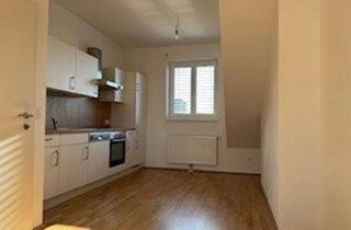 Wohnung mieten in Neuholdaugasse 48/32, 8010 Graz, Klein aber fein: Charmante, lichtdurchflutete Dachgeschoßwohnung in zentraler Lage: geräumige 1 Zimmerwohnung, moderne Küchen- und Badausstattung, modern saniert!