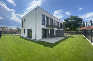 Doppelhaushälfte kaufen in 2486 Pottendorf, Erstbezug: schlüsselfertige oder belagsfertige Doppelhaushälfte mit Garten, Terrasse, Balkon und 4 Zimmern in Pottendorf!