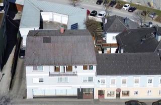 Gewerbeimmobilie kaufen in 4690 Schwanenstadt, Attraktives Geschäftslokal mit Lagerhallen und 3 Einzelgaragen in bester Zentrumslage in Schwanenstadt