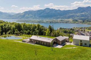 Haus kaufen in 5310 Tiefgraben, Ein Ort Für Besondere Momente! Refugium am Mondseeberg auf 2,8 Hektar mit Spektakulärem Seepanorama