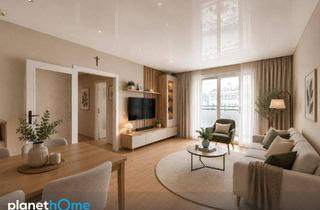 Wohnung kaufen in Herzgasse, 1100 Wien, Lichtdurchflutete 3-Zimmer-Wohnung mit Loggia - hohes Stockwerk, gepflegter Zustand