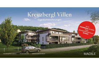Wohnung kaufen in Berg, 9020 Klagenfurt, Kreuzbergl Villen - 3 Zimmer Gartenwohnung - Ein Projekt von MADILE