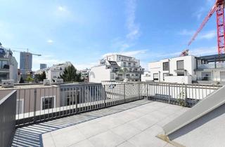 Wohnung kaufen in Donau, 1220 Wien, MODERN LIVING – Exklusive Dachgeschosswohnung mit Süd-Terrasse - Erstbezug auf Eigengrund - KÜCHE INKLUSIVE
