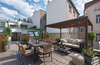 Wohnung kaufen in Kettenbrückengasse 22, 1040 Wien, EXKLUSIVES DACHGESCHOSS! Klimatisierter Erstbezug mit herrlicher Dachterrasse