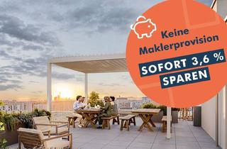Wohnung kaufen in Ludwig-Reindl-Gasse 1, Senekowitschgasse 2, 1220 Wien, 4-Zimmer Wohnng mit Home-Office, mit 10 m² Balkon und Gratis Fitnessraum