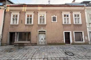 Haus kaufen in 4400 Steyr, Wohn- und Geschäftshaus in Steyrdorf mit Charme, Balkon und idyllischer Garten-Terrasse