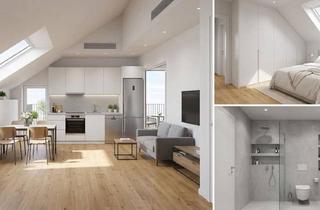 Wohnung mieten in Bahnstrasse 36, 2540 Bad Vöslau, Erstbezug Dachgeschoss! 2‑Zimmer‑Wohnung mit Balkon & direkt beim Bahnhof