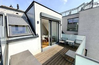 Maisonette kaufen in Wiedner Hauptstraße, 1050 Wien, Sonne, Stille und Weitblick – außergewöhnliche Dachgeschosswohnung im Herzen von Margareten.