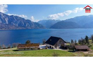 Haus kaufen in 4866 Unterach, Rarität am Attersee - Liegenschaft in erhöhter Lage mit See- und Gebirgsblick inkl. Seezugang!