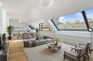 Wohnung kaufen in Kutschkermarkt, 1180 Wien, Luxuriöse 3-Zimmer-Dachgeschosswohnung mit exklusivem Flair nähe Kutschkermarkt