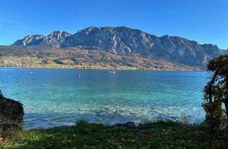 Haus kaufen in 4866 Unterach, Rarität am Attersee - Liegenschaft in erhöhter Lage mit See- und Gebirgsblick inkl. Seezugang!