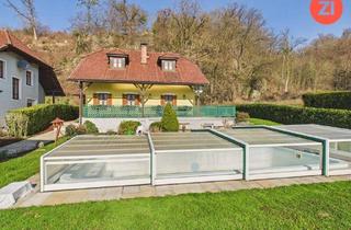 Einfamilienhaus kaufen in 4100 Ottensheim, Gepflegtes Einfamilienhaus mit Pool, Wellnessbereich, Sauna und Gartenoase in Ottensheim