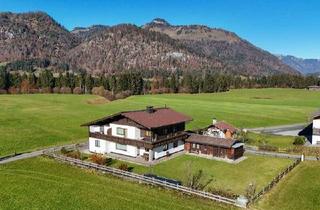 Haus kaufen in 6345 Kössen, Wohnhaus mit Teilfreizeitwohnsitzwidmung in absoluter Ruhelage und unverbautem Bergblick in Kössen zu verkaufen