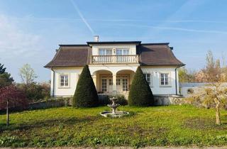 Villen zu kaufen in 2423 Deutsch Jahrndorf, Zeitlose Eleganz - Villa mit Parkgarten und Nebengebäuden