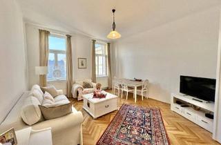 Wohnung kaufen in 1050 Wien, C H A R M A N T E R Altbau im 5.Bezirk - 3 Zimmer - ca. 85m² WNFL - 3. Liftstock - Vollrenoviert - Möbliert - Küche