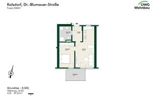 Wohnung mieten in Dr.-Blumauer-Straße 14/20, 8401 Kalsdorf bei Graz, Kalsdorf Bau 3 - geförderte Miete - 2 Zimmer