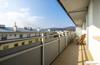 Wohnung kaufen in 2500 Baden, Anlage oder Eigennutzer - 2 Zimmer Wohnung mit XXL Loggia und Fernblick in Baden