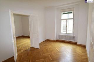 Wohnung mieten in Schumanngasse, 8010 Graz, Graz' beste Lage! Mitten im Herz-Jesu-Viertel! Wohnen mit Charakter – Exklusive Altbauwohnung mit Buchzimmer!