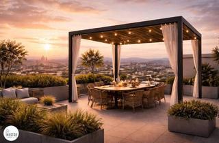 Wohnung kaufen in 1220 Wien, Erstbezug | Exklusive 4-Zimmer-Terrassenwohnung mit Weitblick und eigenem Balkonkraftwerk